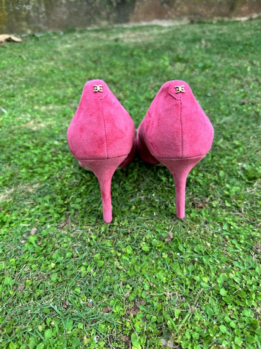 Sam Edelman Hazel Pointed Toe Pump Suede Pink Size 10 - Picture 3 of 7